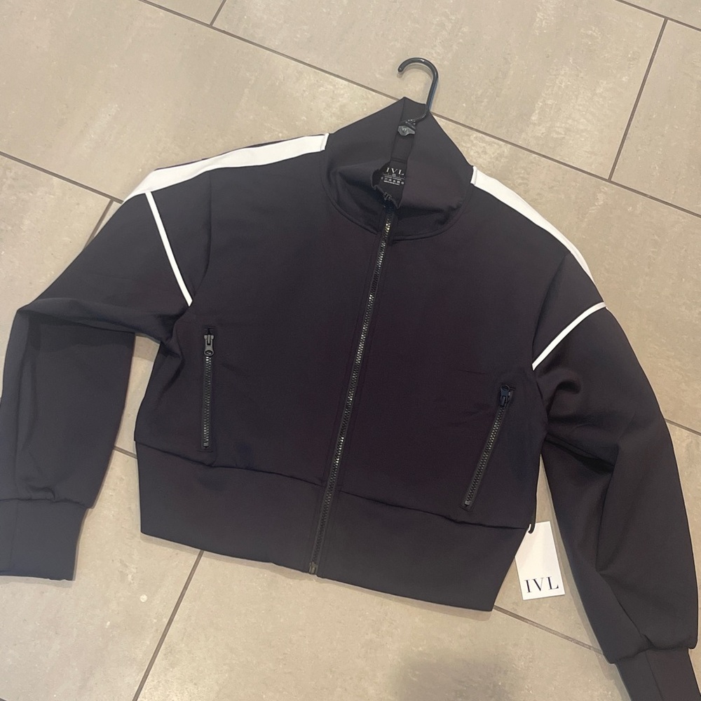 IVL Black Women's Scuba Jacket